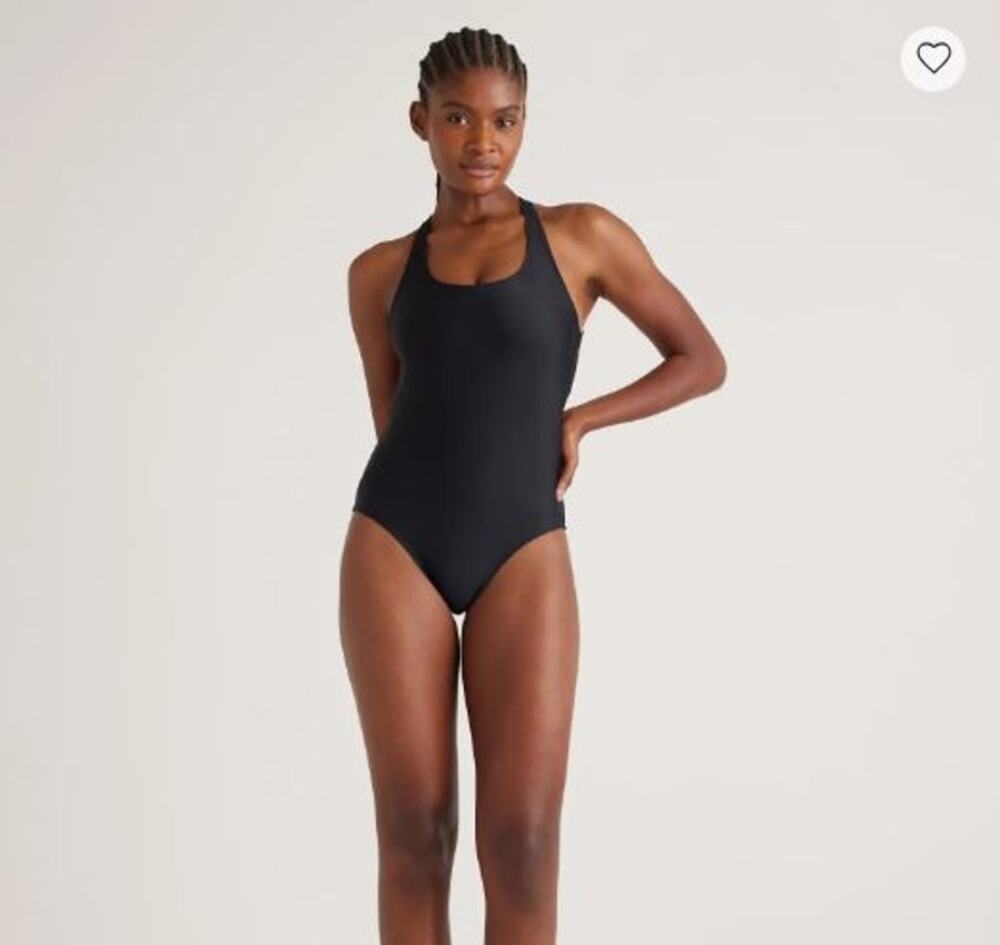 Quince Black One-Piece Swimsuit